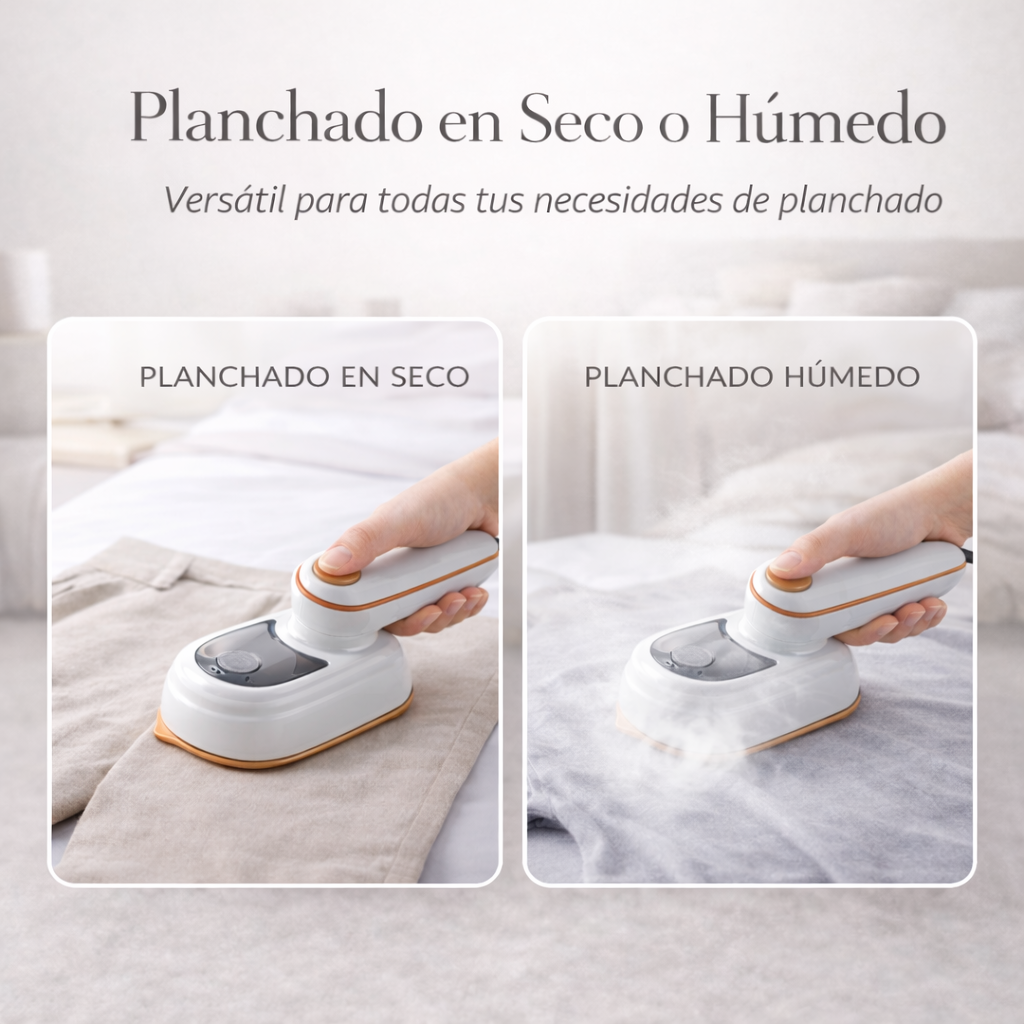 Mini plancha portátil de vapor